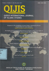 Qijis: Qudus International Journal of Islamic Studies