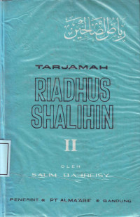 Tarjamah Riadhus Shalihin II