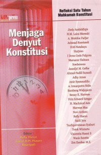 Menjaga Denyut Konstitusi