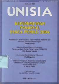 Kepemimpinan Nasional Pasca Pemilu 2004