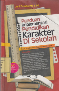 Panduan Implementasi Pendidikan Karakter di Sekolah