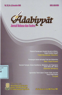 Adabiyyat (Jurnal Bahasa dan Sastra)