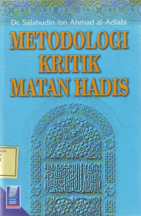 Metodologi Kritik Matan Hadis