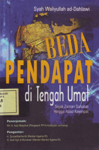 Beda Pendapat di Tengah Umat