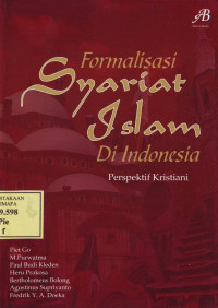 Formalisasi Syari'at Islam di Indonesia; perspektif Kristiani