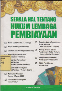 Segala Hal tentang Hukum Lembaga Pembiayaan