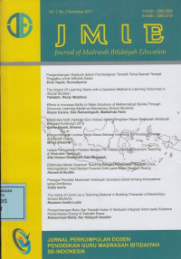 JMIE: Journal of Madrasah Ibtidaiyah Education