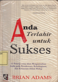 Anda Terlahir untuk Sukses