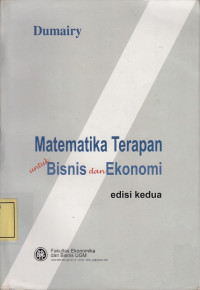 Matematika Terapan untuk Bisnis dan Ekonomi