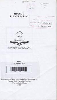 Modul II Ulumul Qur'an