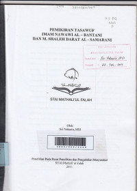 Pemikiran Tasawuf Imam Nawawi al-Bantani dan M. Shaleh Darat al-Samarani