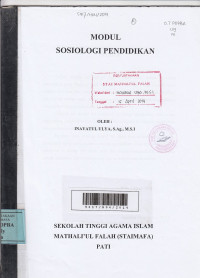 Modul Sosiologi Pendidikan