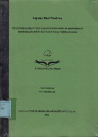 Peran Sosial Pesantren dalam Pengembangan Masyarakat (Studi Pemikiran Dr. KH. MA. Sahal Mahfudh tentang Pendidikan Pesantren)