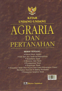 Kitab Undang-undang Agraria dan Pertanahan, Kepemilikan, Sengketa