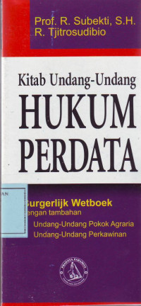 Kitab Undang-Undang Hukum Perdata