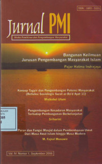 Jurnal PMI (Media Pemikiran dan Pengembangan Masyarakat)