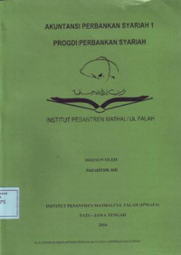 Akuntansi Perbankan Syariah 1: Prodi Perbankan Syariah
