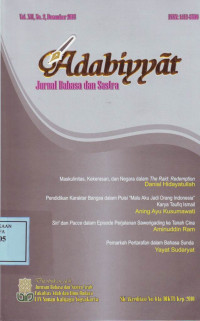 Adabiyyat (Jurnal Bahasa dan Sastra)