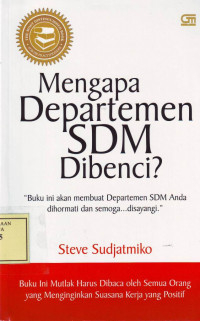 Mengapa Departemen SDM Dibenci?