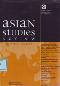 Asian Studies Review