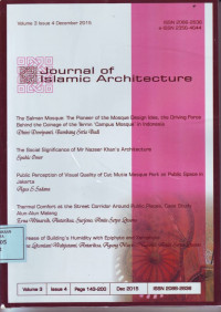 Journal of Islamic Architecture
