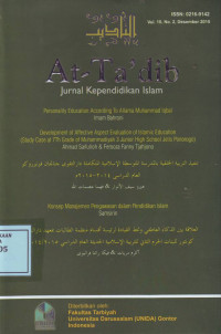 At-Ta'dib Jurnal Kependidikan Islam