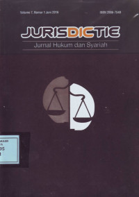 Jurisdictie Jurnal Hukum dan Syariah