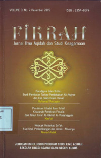 Fikrah Jurnal Ilmu Aqidah dan Studi Keagamaan