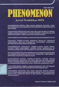 Phenomenon Jurnal Pendidikan MIPA