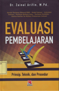 Evaluasi Pembelajaran: Prinsip, Teknik dan Prosedur