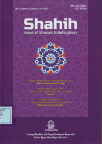 Shahih Journal of Islamicate Multidisciplinary