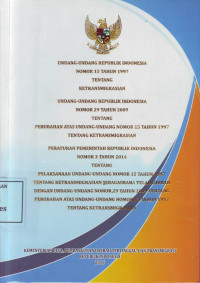 UU RI No.15 Tahun 1997 tentang Ketransmigrasian