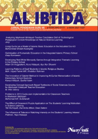 Al-Ibtida : The Interaction Between Concrete-Pictorial-Abstract (CPA) Approach and Elementary Students’ Self-Efficacy In Learning Mathematics