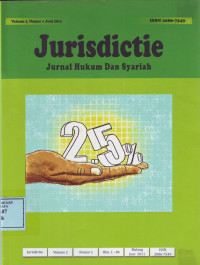 Jurisdictie, Jurnal Hukum dan Syariah