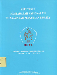 Keputusan Musyawarah Nasional VII Musyawarah Perguruan Swasta