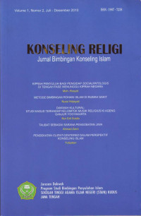 Konseling Religi: Jurnal Bimbingan Konseling Islam