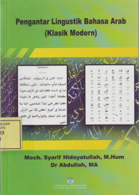 Pengantar Linguistik Bahasa Arab (Klasik Modern)