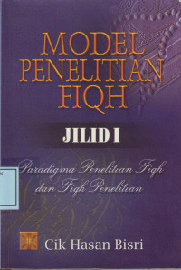 Model Penelitian Fiqh Jilid 1