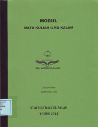 Modul Mata Kuliah Ilmu Kalam