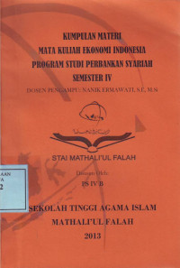 Kumpulan Materi MaKul Ekonomi Syariah Semester IV