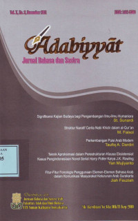 Adabiyyat (Jurnal Bahasa dan Sastra)