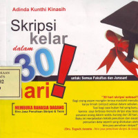 Skripsi Kelar dalam 30 Hari