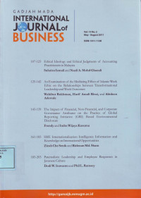 Gadjah Mada International Journal of Business