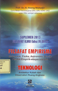 Suplemen 2013 Filsafat Ilmu Edisi IV 2011: Filsafat Empirisme