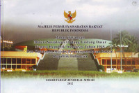 Majelis Permusyawaratan Rakyat Republik Indonesia