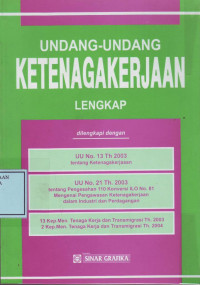 Undang-Undang Ketenagakerjaan Lengkap
